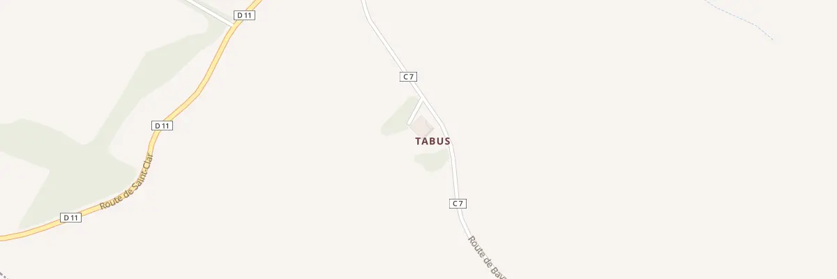 Plan du 5024 Tabus à Poupas