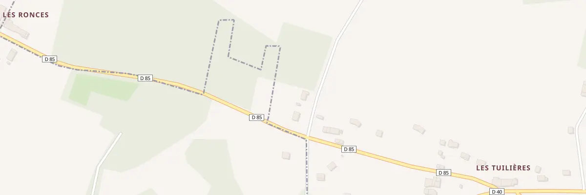 Plan du 61 Rte de Chez Blancher à Oradour-sur-Vayres