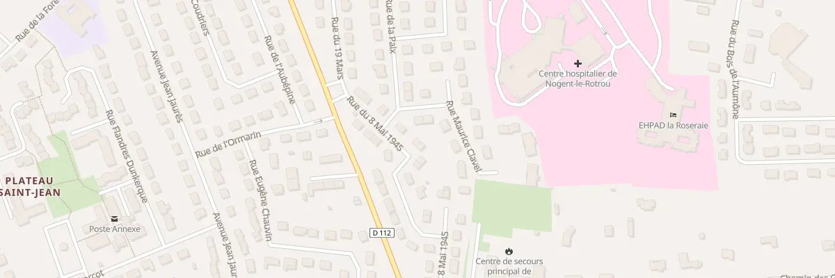 Plan du 21 Rue du 8 Mai à Nogent-le-Rotrou
