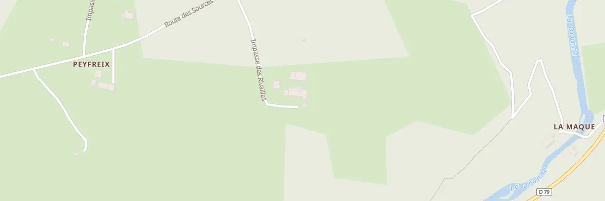 Plan du 243 Imp des Rivailles à Saint-Saud-Lacoussière