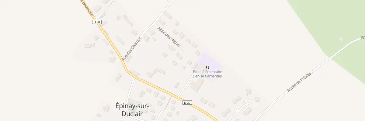 Plan du 8 All des Hêtres à Épinay-sur-Duclair