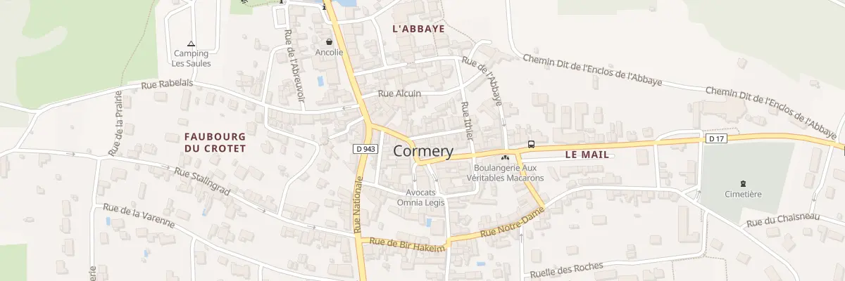 Plan du 4 Rue Rhodane à Cormery