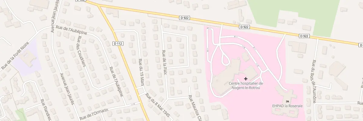 Plan du 8 Rue de la Liberté à Nogent-le-Rotrou
