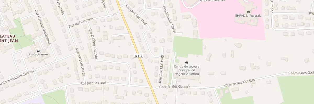 Plan du 33 Rue du 8 Mai à Nogent-le-Rotrou