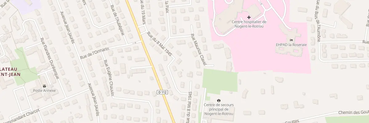 Plan du 25 Rue du 8 Mai à Nogent-le-Rotrou