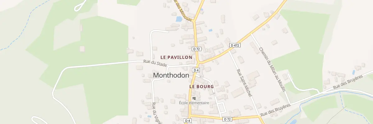 Plan du 2 Rue du Vigneau à Monthodon