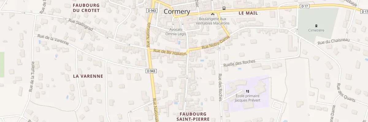 Plan du 6 Rue des Caves à Cormery
