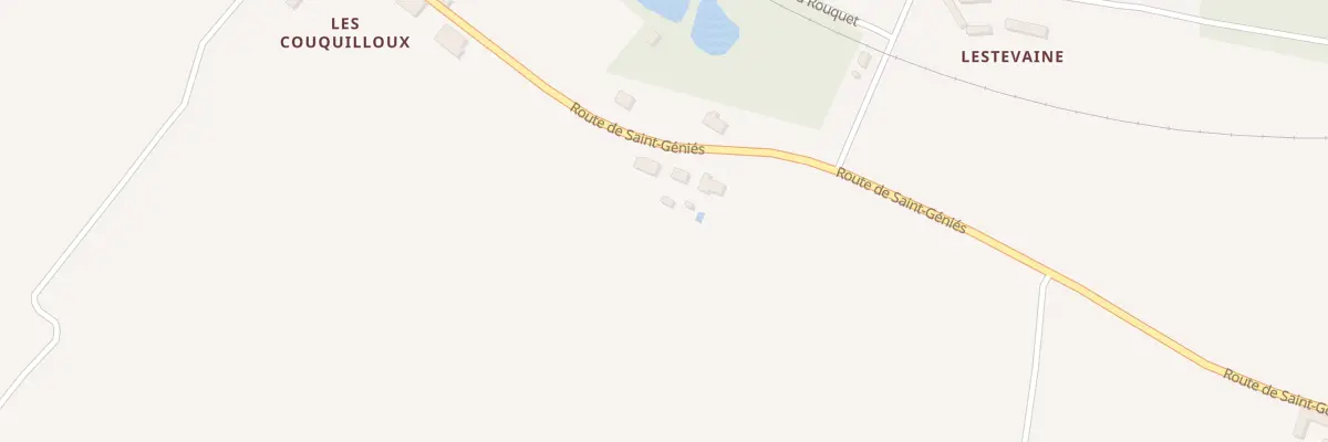 Plan du 990 Rte de Saint Geniès à Trémolat
