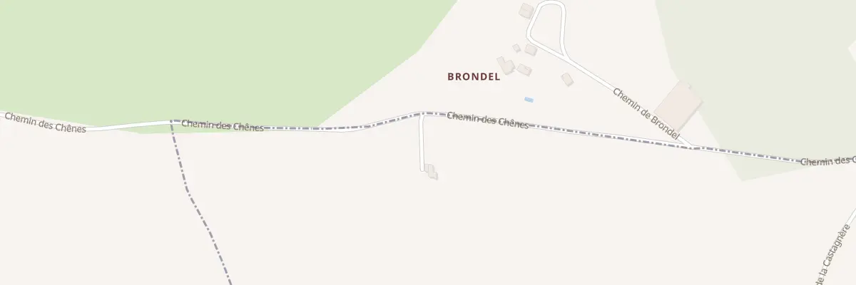 Plan du 40A Brondel à Frespech