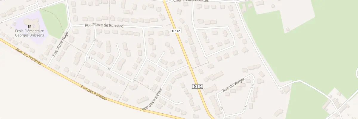 Plan du 88 Rue des Porettes à Nogent-le-Rotrou