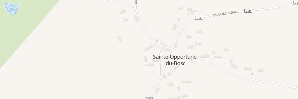 Plan du 2B Pl de la Mairie à Sainte-Opportune-du-Bosc
