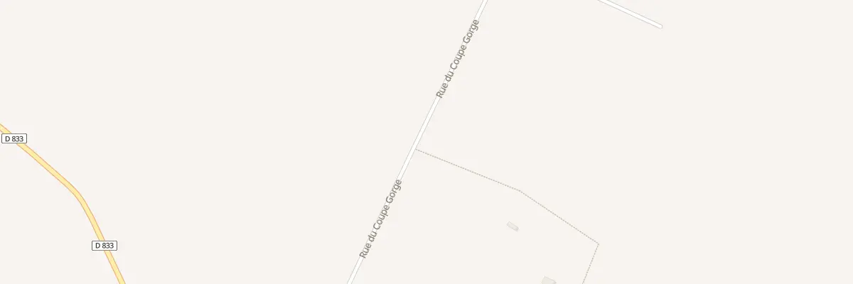Plan du 3A Rue du Coupe Gorge aux Baux-de-Breteuil
