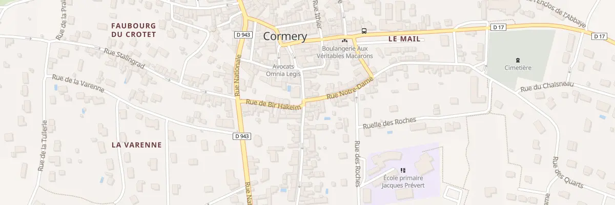 Plan du 1 Rue des Caves à Cormery