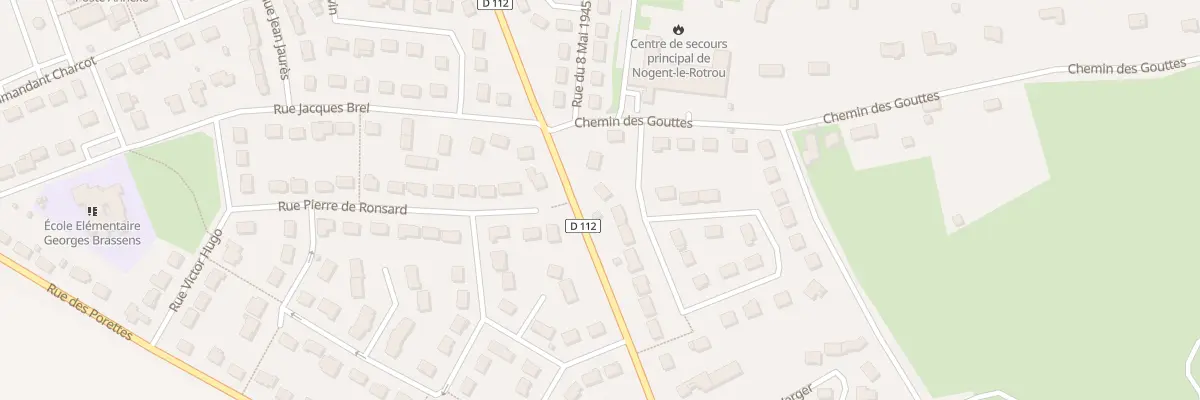 Plan du 6 Rue des Etamines à Nogent-le-Rotrou