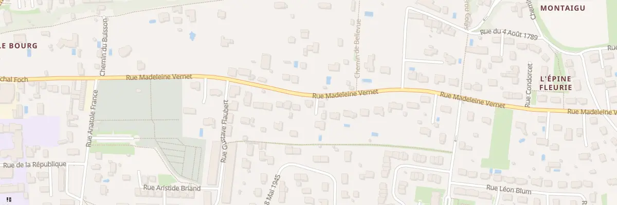 Plan du 18 Rue Madeleine Vernet à Montlouis-sur-Loire