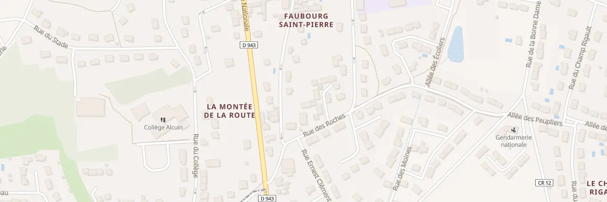 Plan du 40 Rue des Roches à Cormery