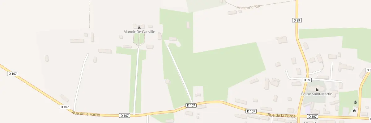 Plan du 22 Rue de la Forge à Canville-les-Deux-Églises
