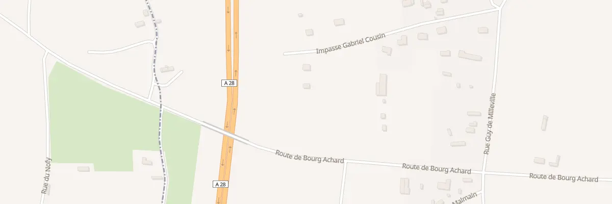 Plan du 280 Imp Gabriel Cousin à Bosgouet