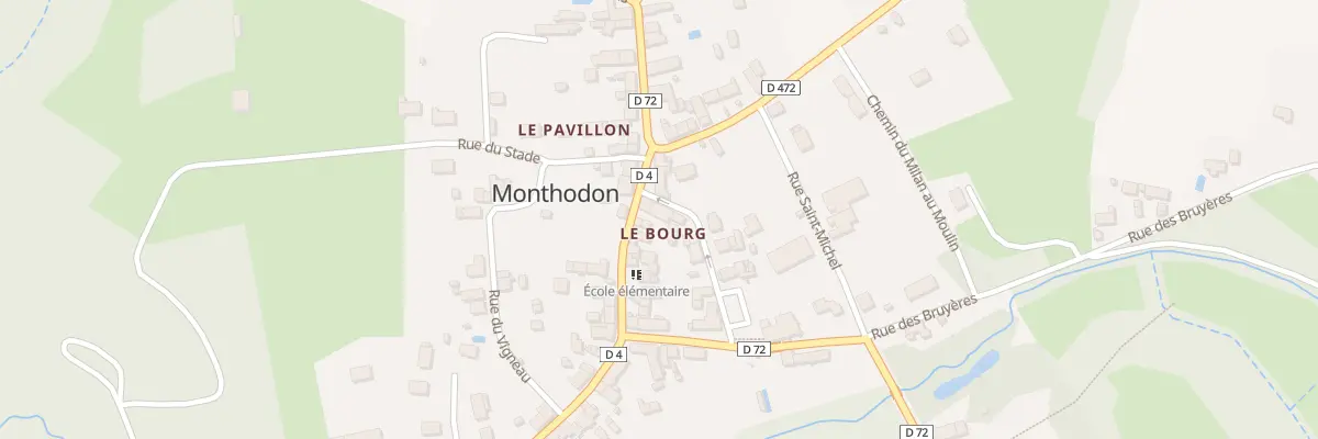 Plan du 4 Rue du Huit Mai à Monthodon