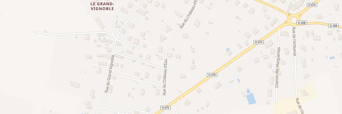 Plan du 5 Rue du Château d’Eau à Rochechouart