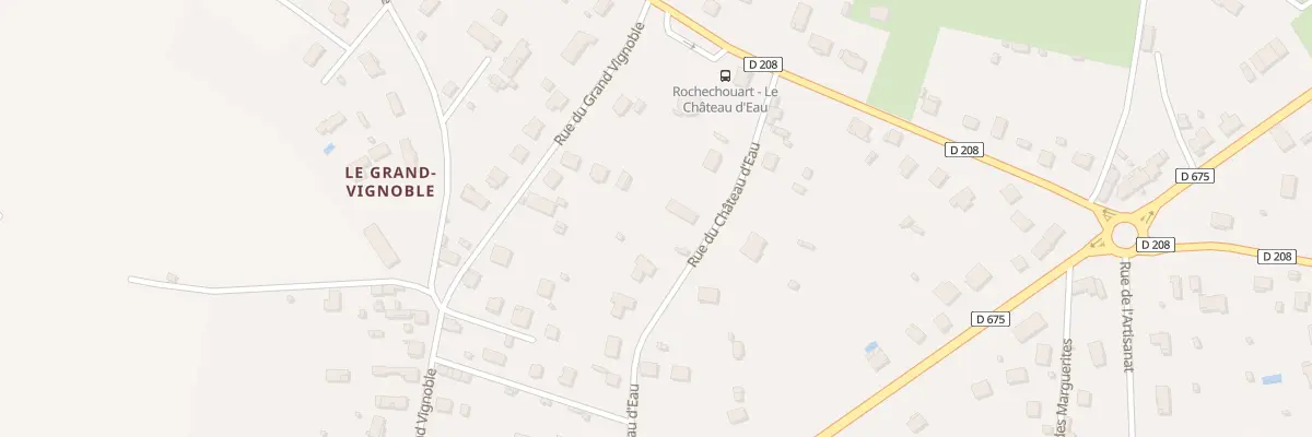 Plan du 20 Rue du Château d’Eau à Rochechouart