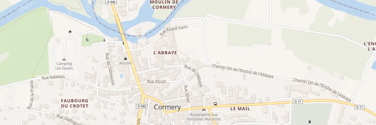 Plan du 9B Rue de l’Abbaye à Cormery