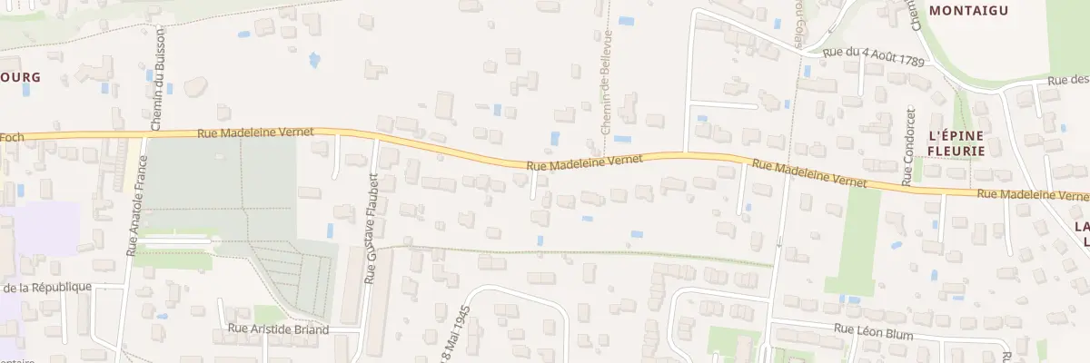 Plan du 20 Rue Madeleine Vernet à Montlouis-sur-Loire