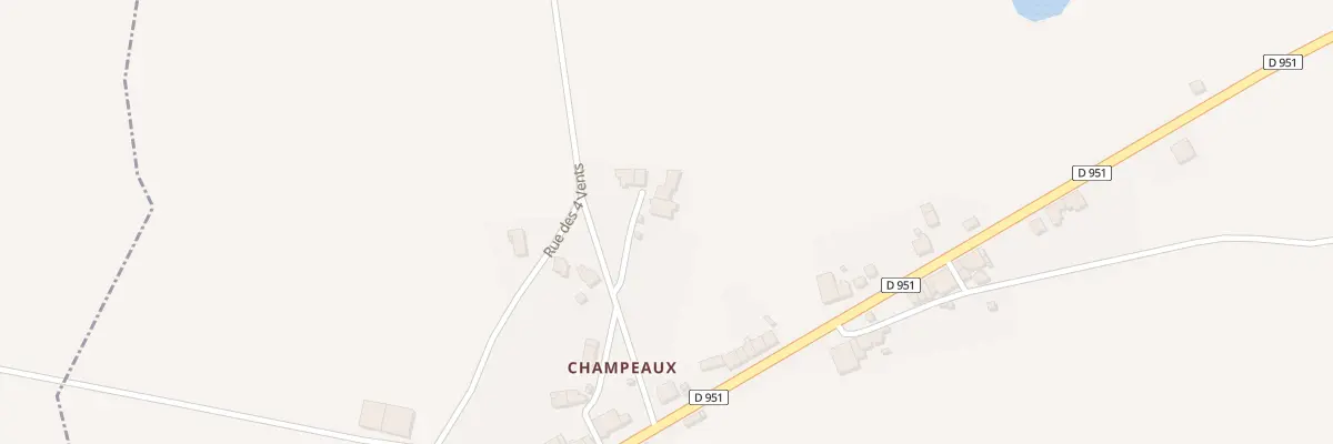 Plan du 2 Imp du Point du Jour à Gajoubert