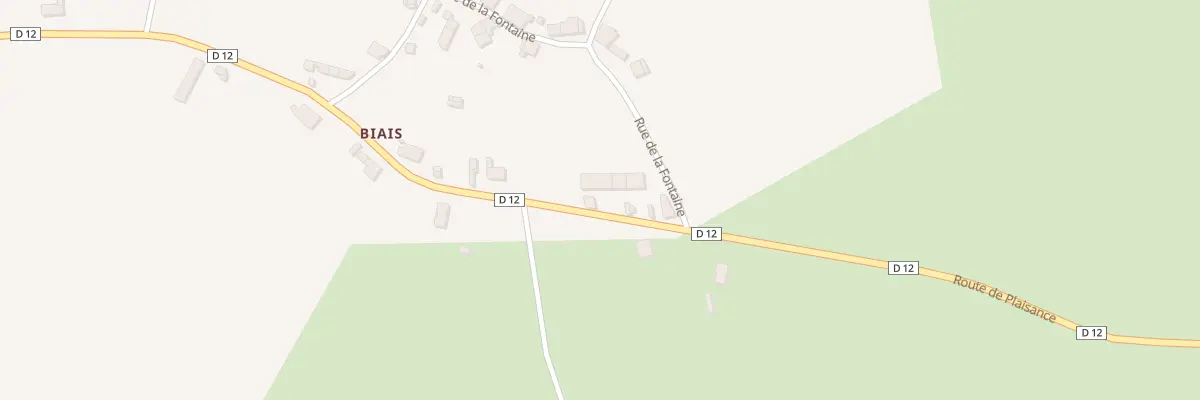 Plan du 13 Rte de Plaisance à Moulismes