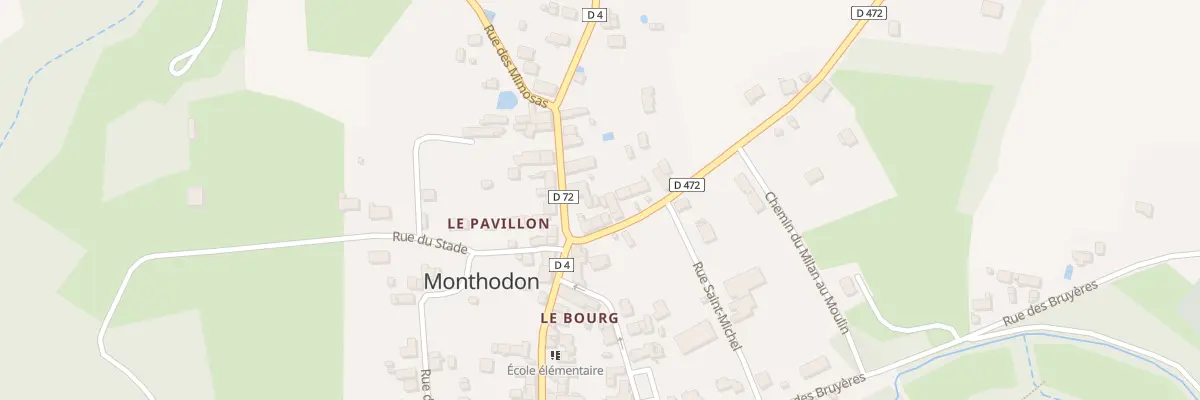 Plan du 5 Rue des Lilas à Monthodon