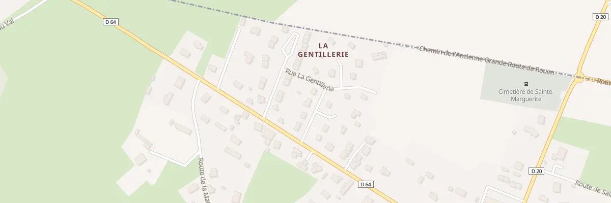 Plan du 117 Rue La Gentillerie à Sainte-Marguerite-sur-Duclair