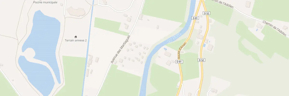 Plan du 58C Av des Martiagues à L’Isle-en-Dodon