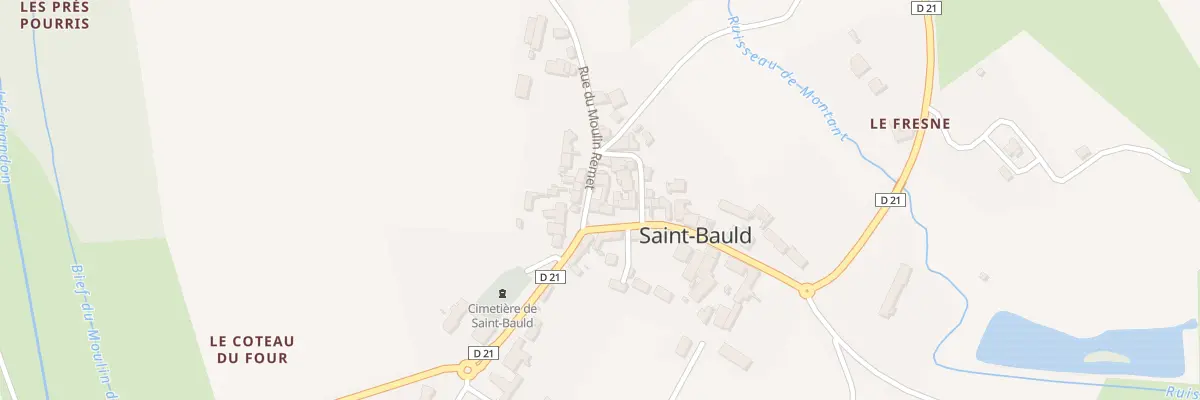 Plan du 7 Rue Principale à Tauxigny-Saint-Bauld