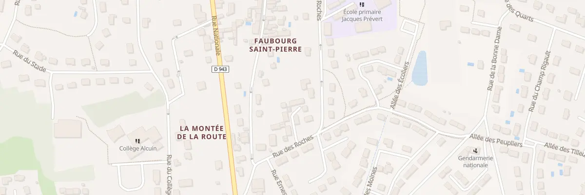 Plan du 9 Imp du Faubourg Saint Pierre à Cormery
