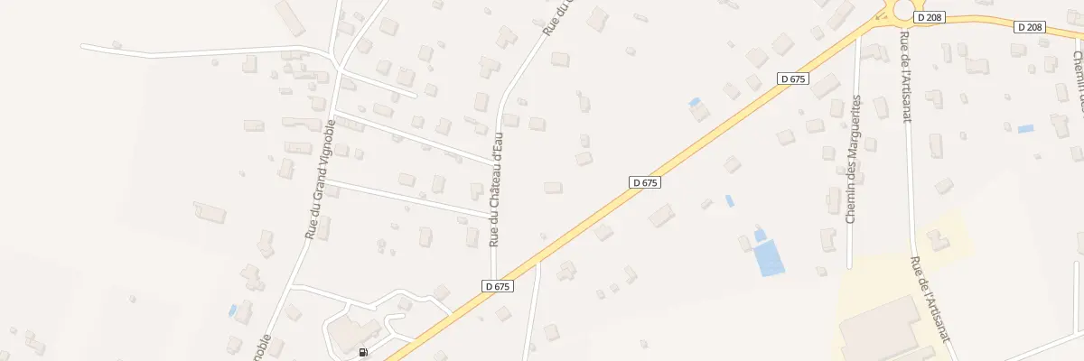 Plan du 7 Rue du Château d’Eau à Rochechouart