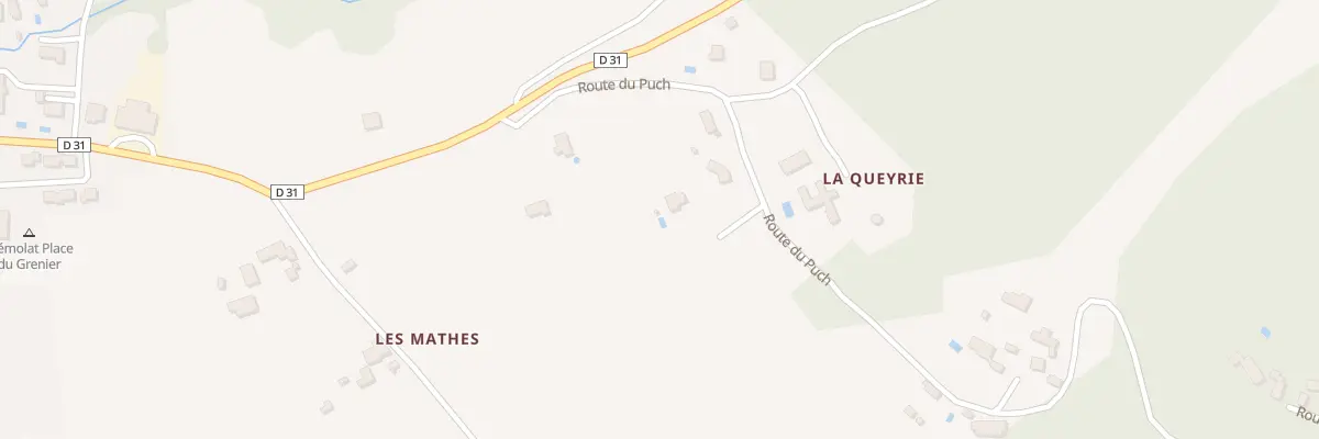 Plan du 46 Imp de la Queyrie à Trémolat