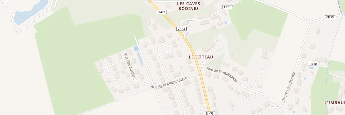 Plan du 8 Imp des Tilleuls à Crotelles