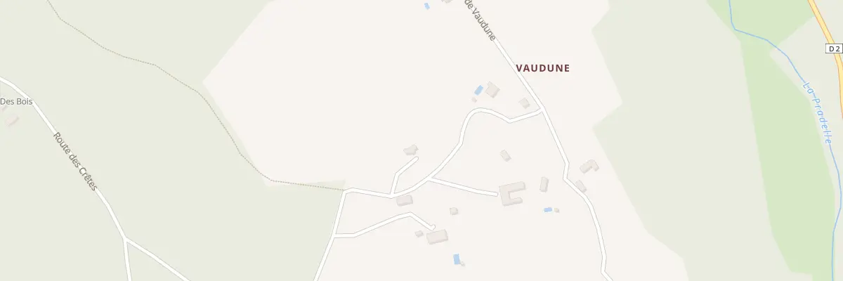 Plan du 463 Che de Vaudune à Paunat