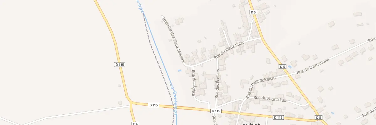 Plan du 30 Rue du Vieux Puits à Jouhet