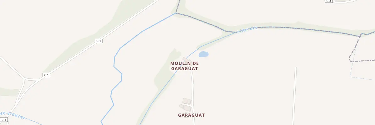 Plan du 5135A A Garaguat à Saint-Sauvy