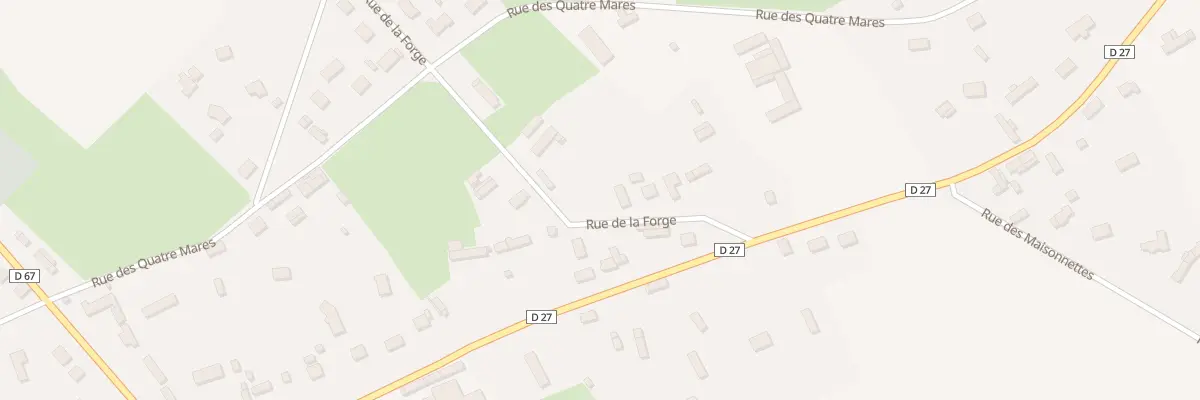 Plan du 60 Rue de la Forge à Berville-en-Caux