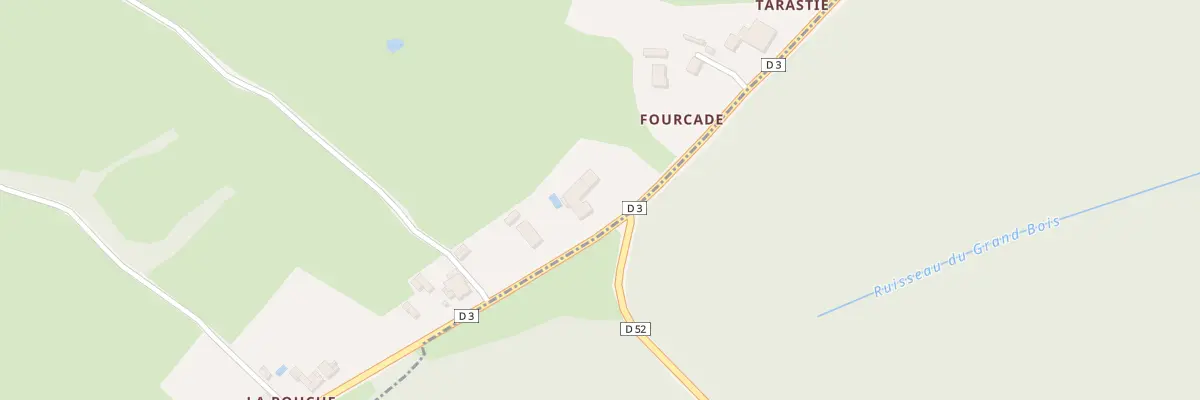 Plan du 6 Fourcade à Salherm