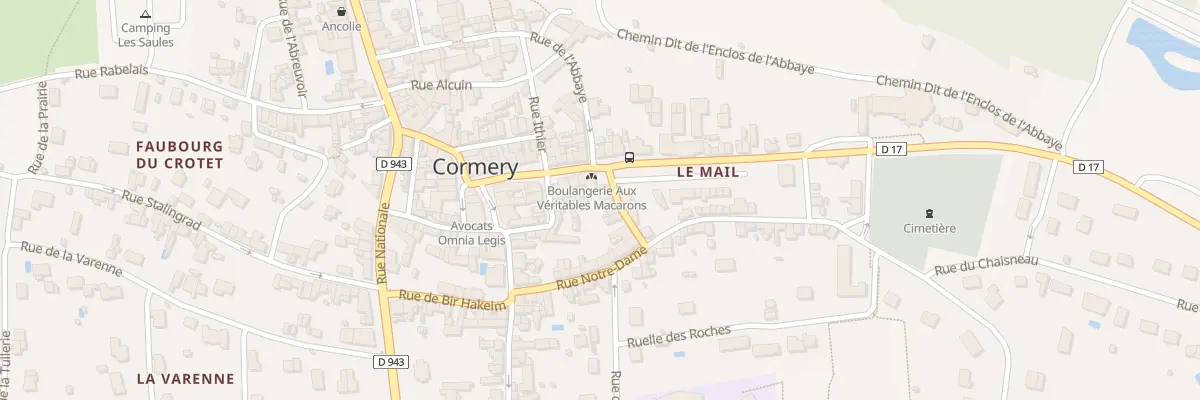 Plan du 4 Rue du Marché aux Veaux à Cormery