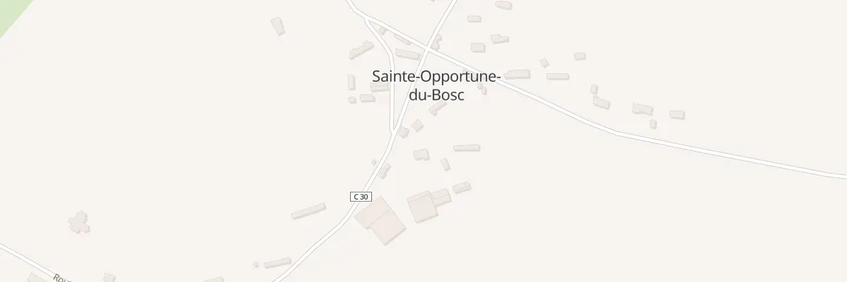 Plan du 1 Rte de Rouge Perriers à Sainte-Opportune-du-Bosc