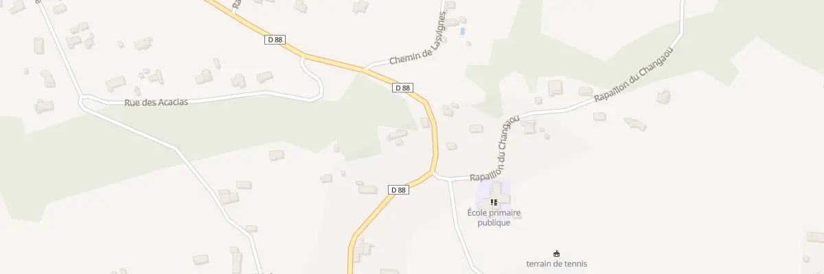 Plan du 1 Che Cote de la Canaou à Labarthe-Inard