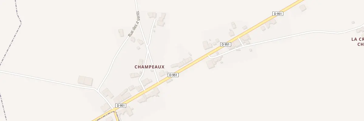 Plan du 5123 Champeaux à Gajoubert