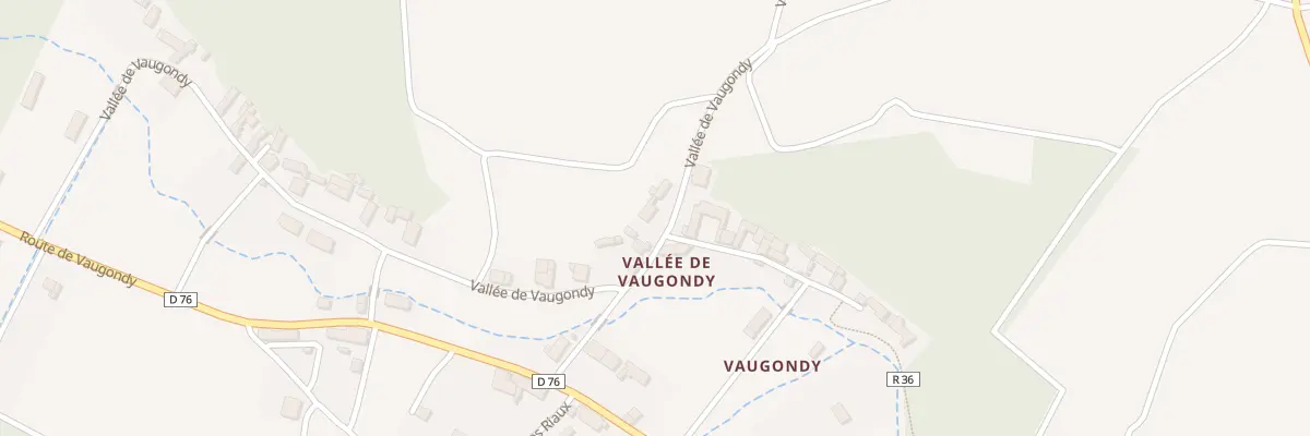 Plan du 21 Vall de Vaugondy à Vernou-sur-Brenne
