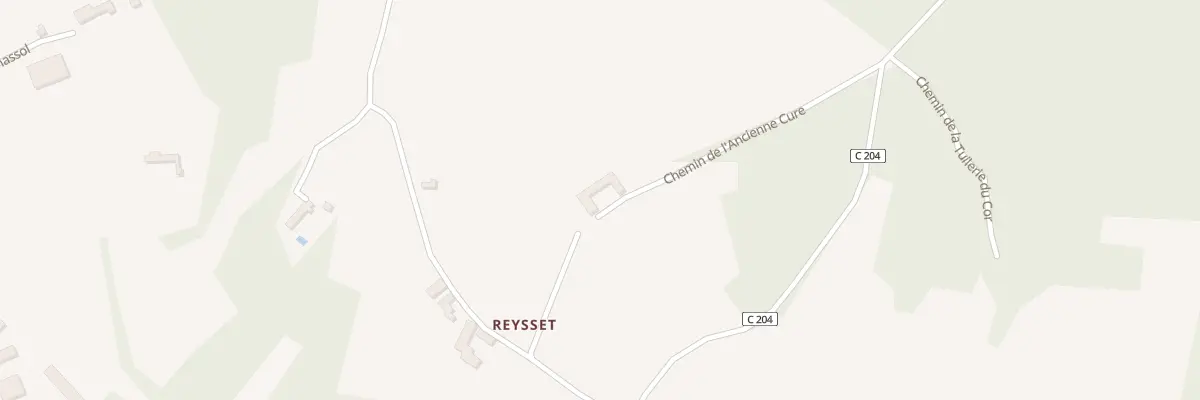 Plan du 105 Reysset à Saint-Avit-Sénieur