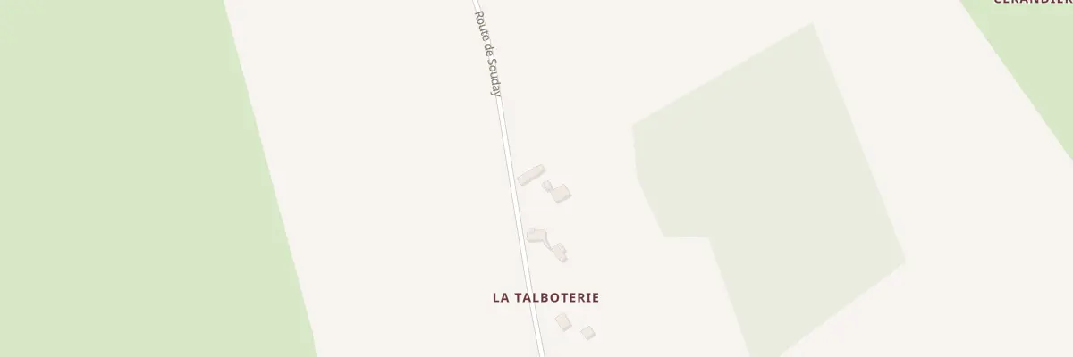 Plan du 6 La Talboterie à Baillou