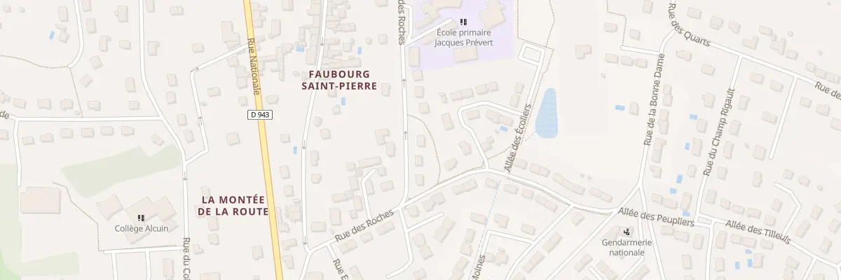 Plan du 13 Rue des Roches à Cormery